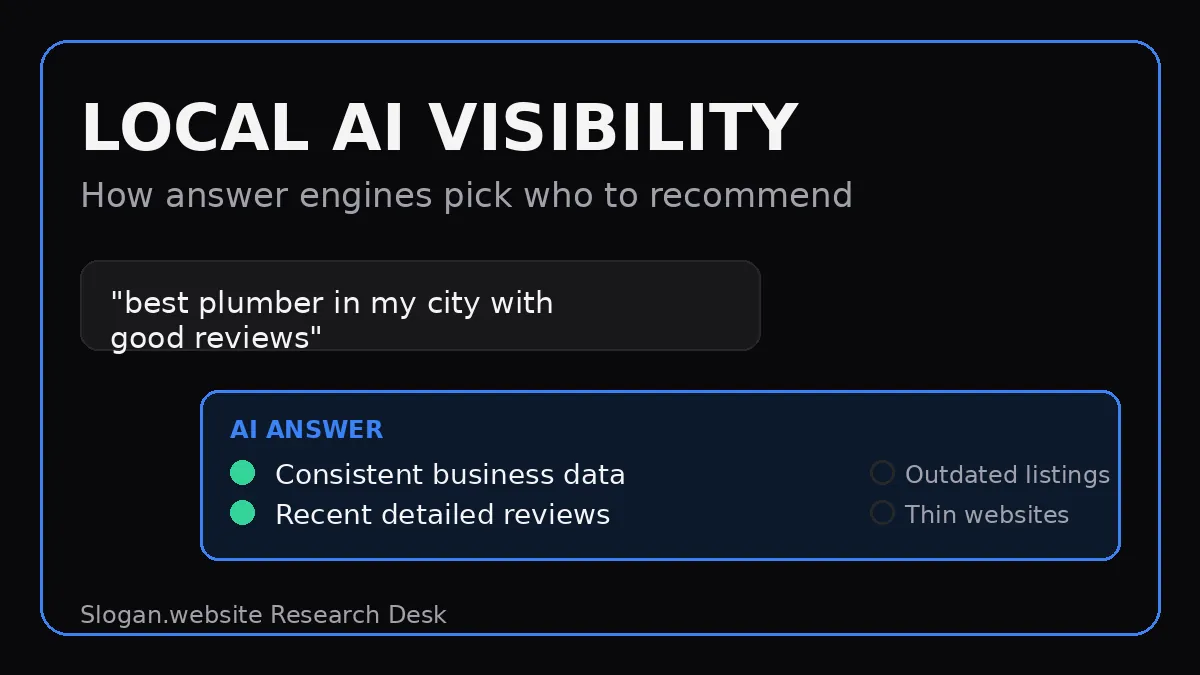 Local Business Visibility in AI Search: How ChatGPT and Perplexity Pick Who to Recommend