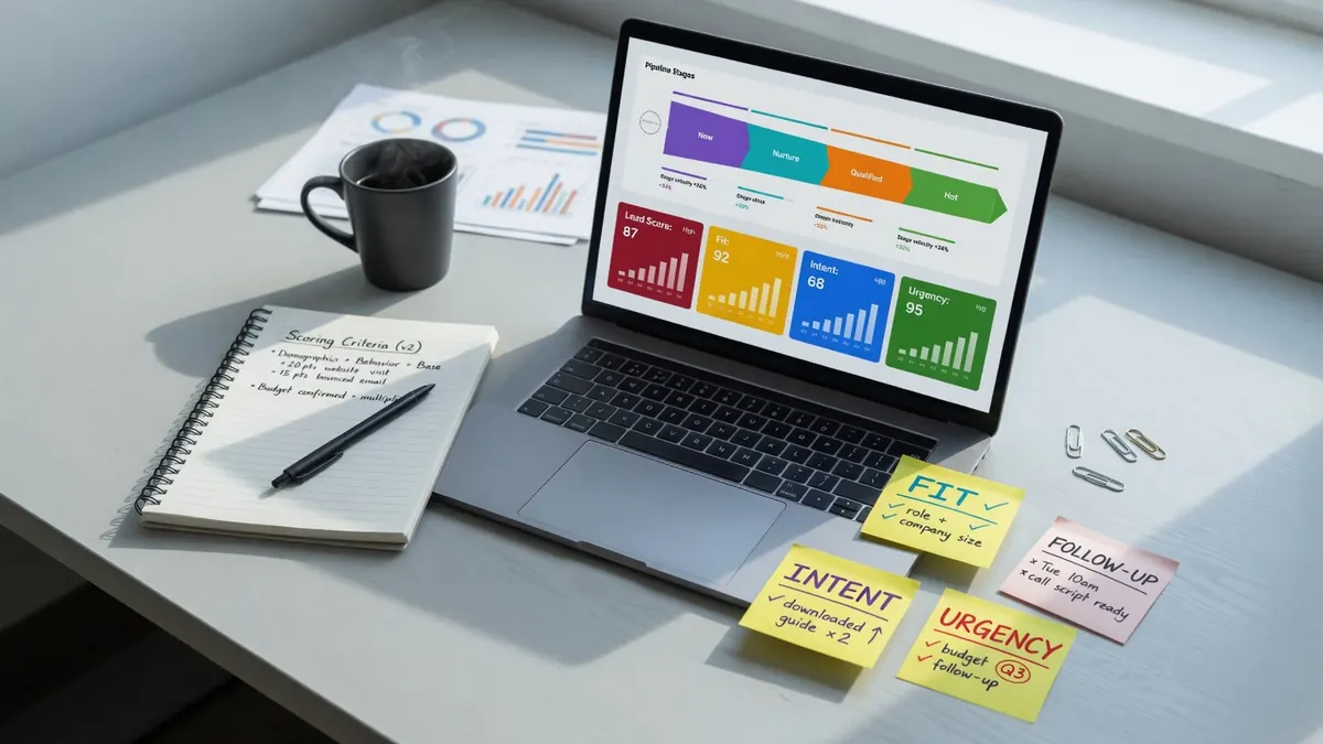 Small Business Lead Scoring: A Practical CRM Workflow