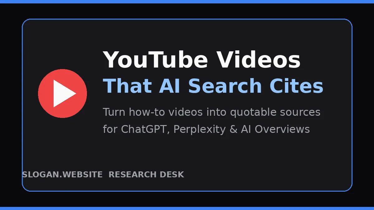 YouTube Videos That AI Search Cites: A Small-Business Visibility Guide