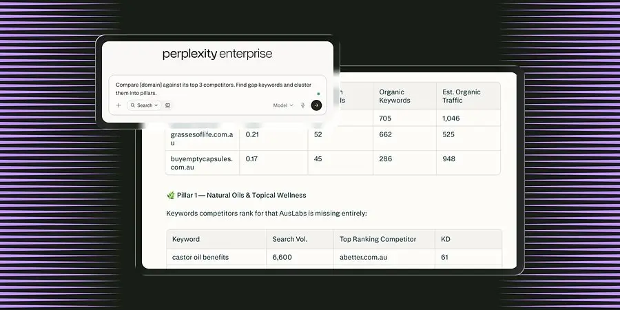 Official Semrush visual from the June 3, 2026 Perplexity MCP connector announcement.